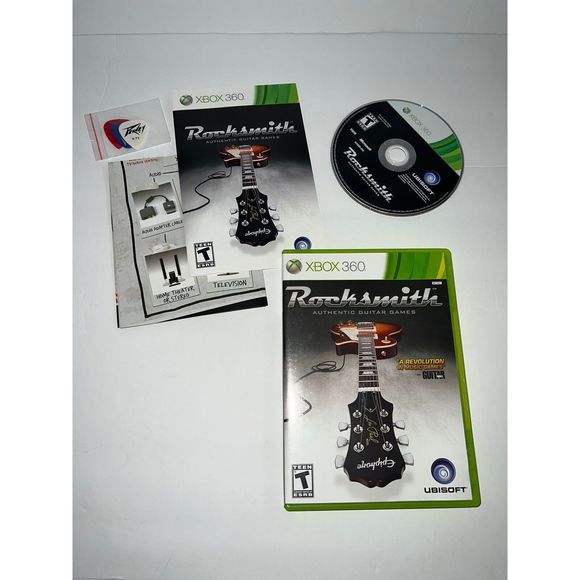 Other - Rocksmith Guitar Games Microsoft Xbox 360 Complete Video with Manual And Pics